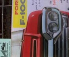 Manuales Pick up Ford f 100 * loba * 1960 *editado por ford motor - Comodoro Rivadavia