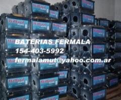 Bat erias Willard y Moura Car al mejor precio directo de fabrica por FERMALA - Buenos Aires
