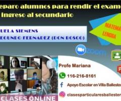 Ingreso escuela siemens - don bosco - General San Martín