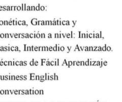 Profesora con inglès nativo norteamericano - Vicente López