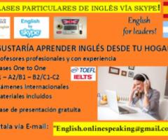 “Clases particulares de Inglés vía Skype” - Las Flores