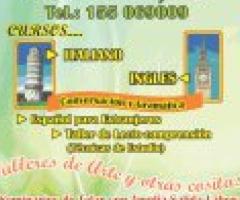 Lecciones de Inglés, italiano, Español y Talleres de Arte - Córdoba