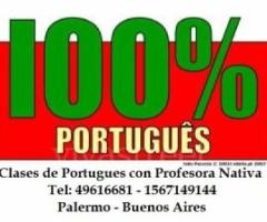 Clases cursos de portugues en buenos aires palermo cn profesora nativa brasileña - Buenos Aires