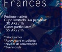 clases de FRANCES (Capital Federal) -- 30-55 pesos -- profesor nativo - Buenos Aires - 1
